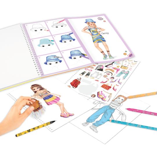 Topmodel Colouring Book With Pen Set - Image 2