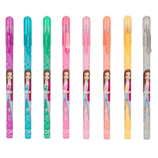 Topmodel Rainbow Glitter Gel Pen Set - Image 3