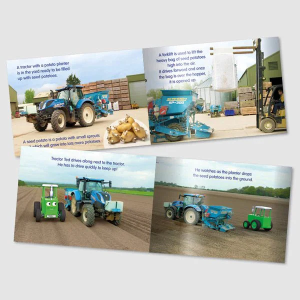 Tractor Ted Spuds In Mud Read & Watch Book - Image 3