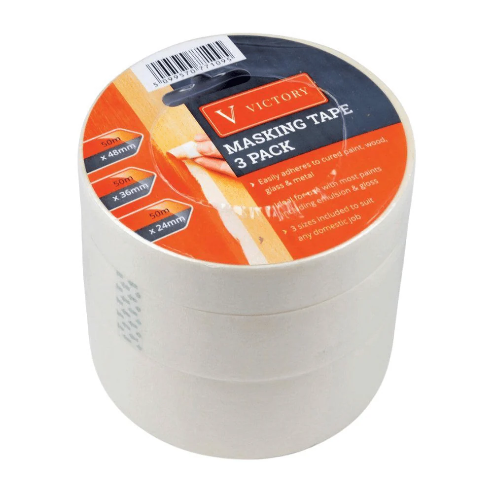 Victory 3 Pack Masking Tape