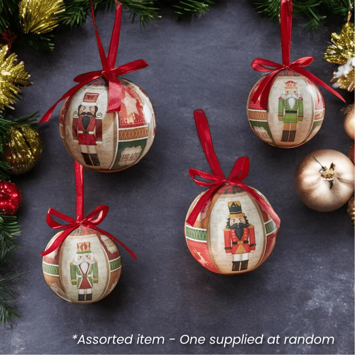 Vintage Nutcracker Bauble - One Supplied*