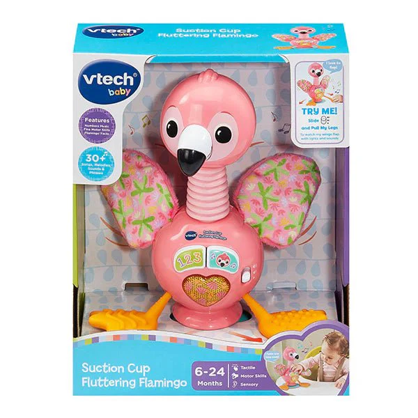 VTech Baby Suction Cup Fluttering Flamingo