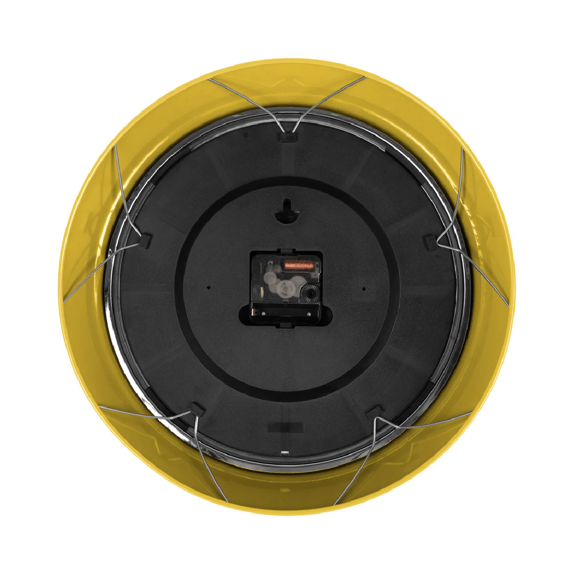 Wall Clock Modern Bright Yellow - Image 5