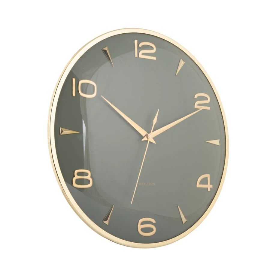 Wall Clock Sienna Glow Jungle Green - Image 2