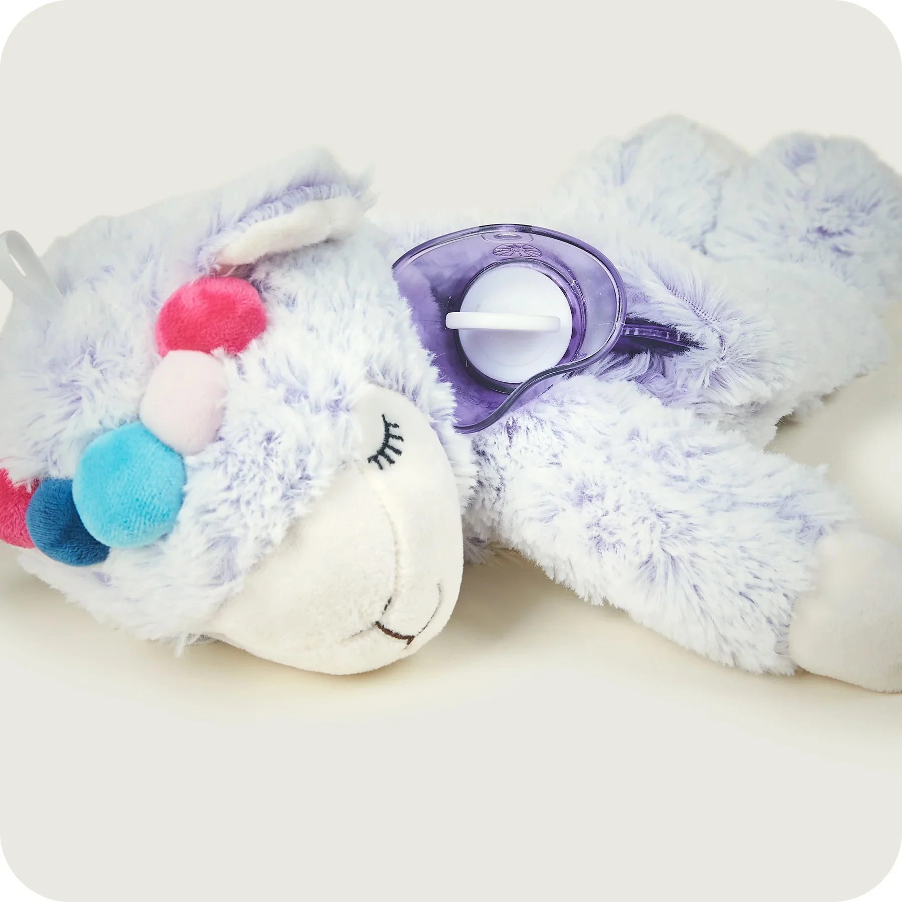 Warmies 3D Square Hot Water Bottle Marshmallow Llama - Image 3