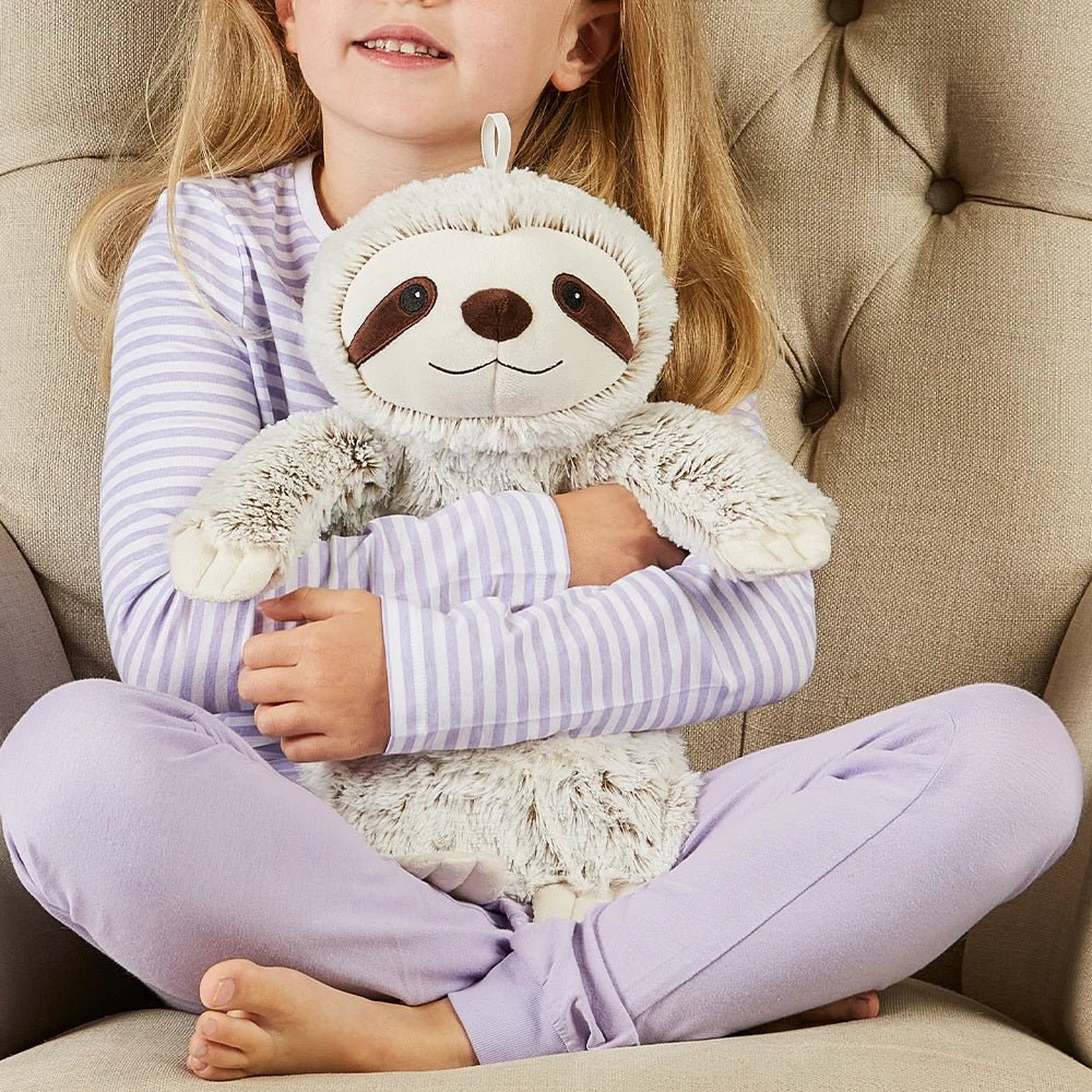 Warmies 3D Square Hot Water Bottle Marshmallow Sloth - Image 5