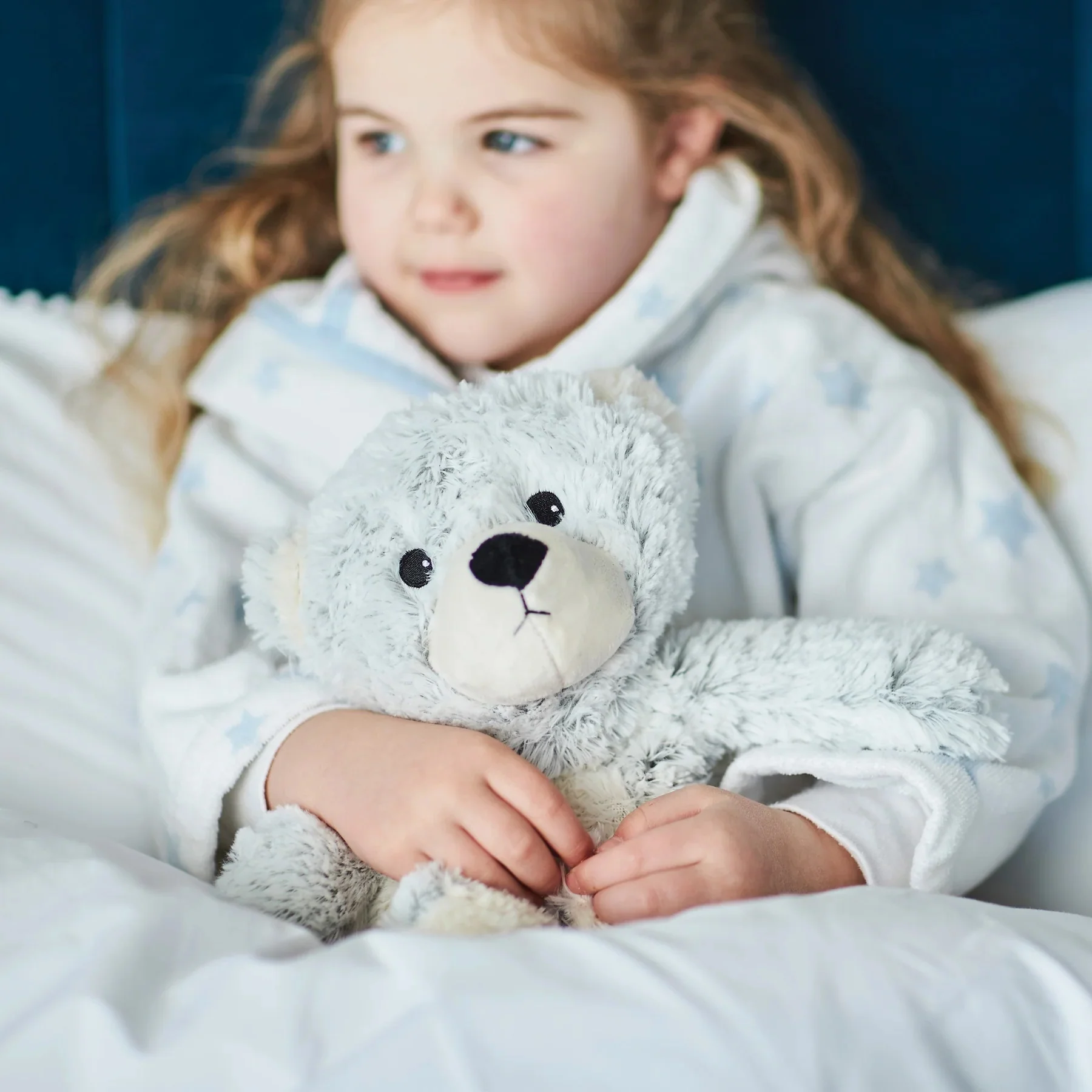 Warmies Marshmallow Grey Bear - Image 5