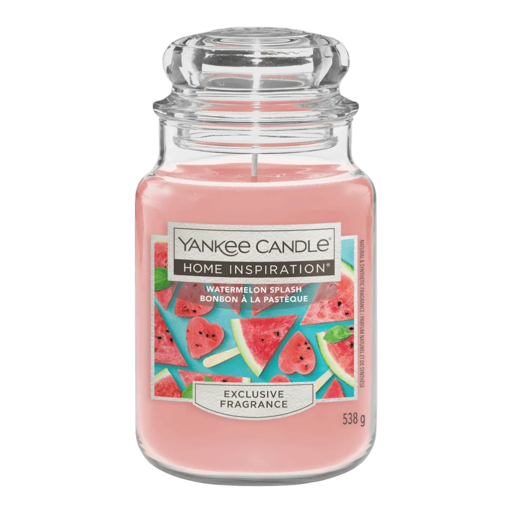 Watermelon Splash Home Inspirations Large Yankee Candle 538g - Image 2