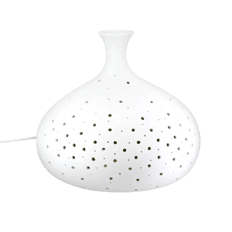 White Porcelain Galaxy Table Lamp 22cm