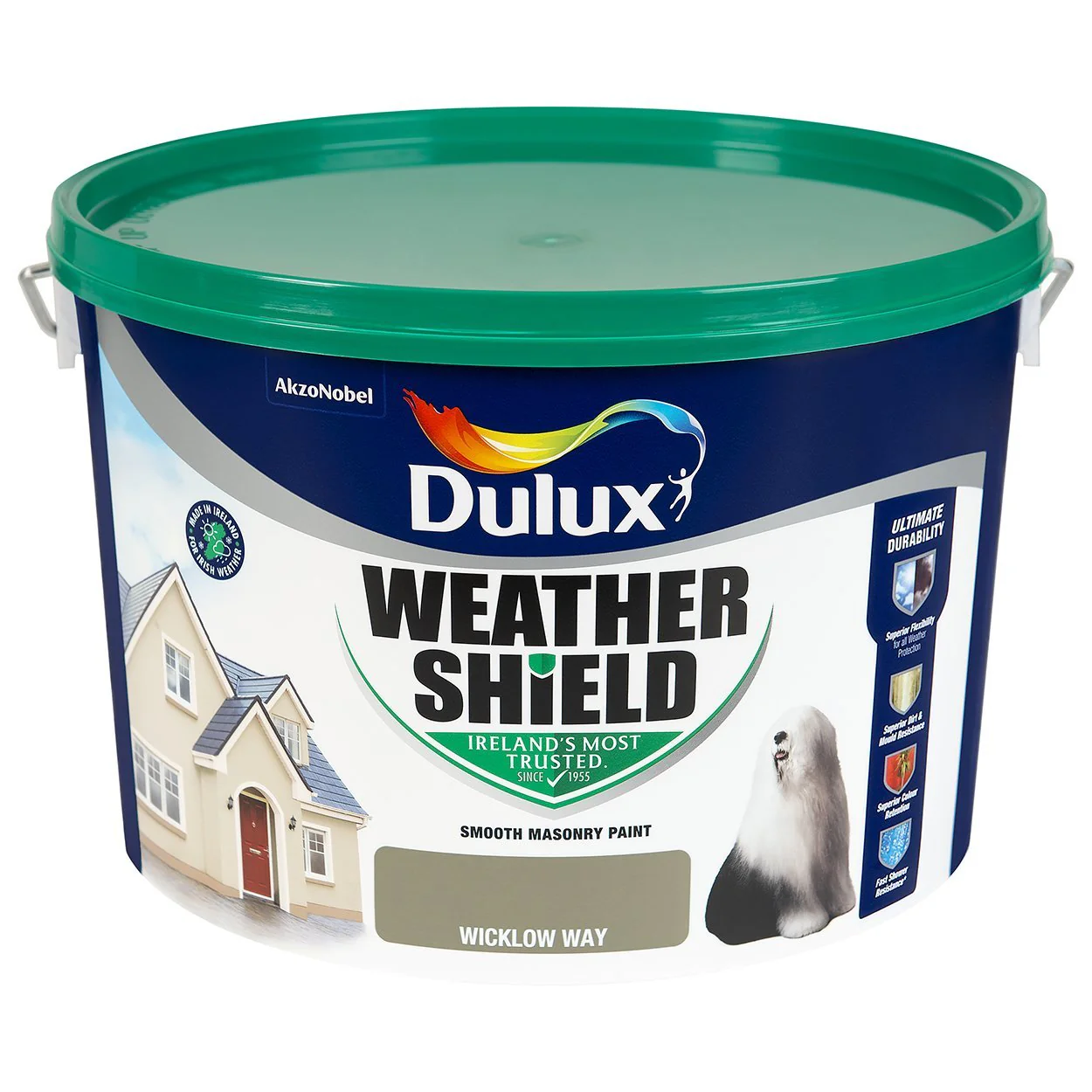 WICKLOW WAY Dulux Weathershield Masonry Paint Colours - 10 Litre