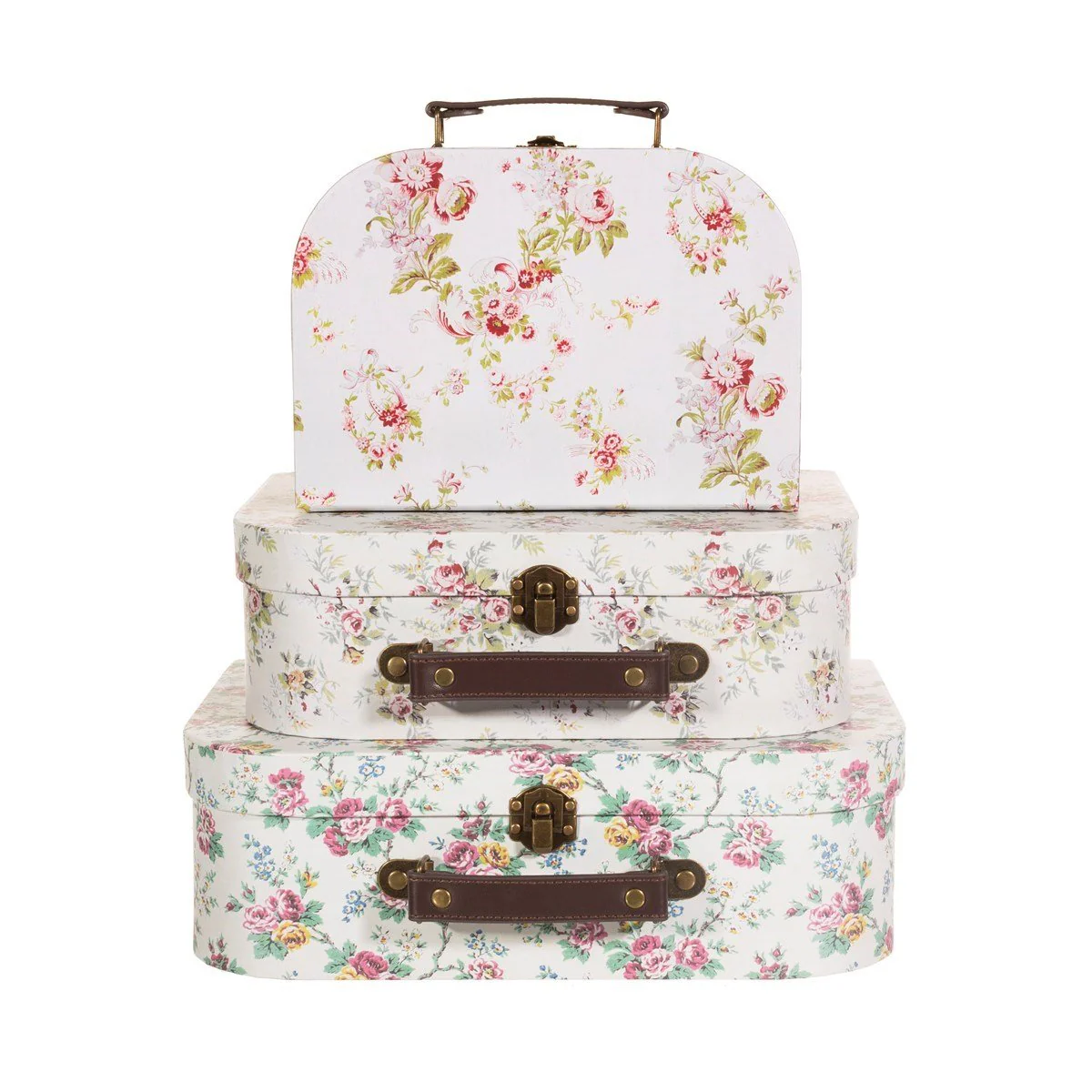 Wild Rose Mini Suitcases - Set Of 3 - Image 2