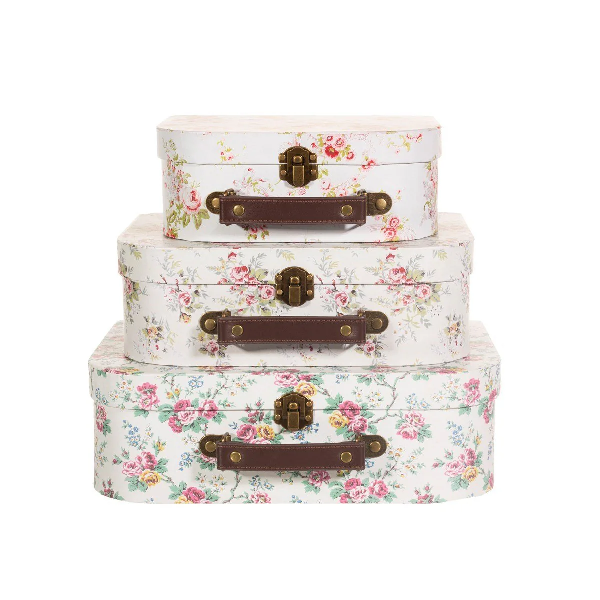 Wild Rose Mini Suitcases - Set Of 3 - Image 3