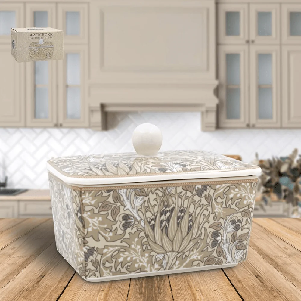 William Morris Artichoke Butter Dish - Image 2
