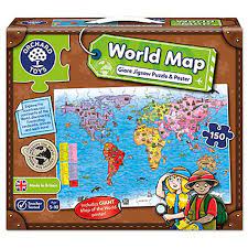 World Map Puzzle & Poster