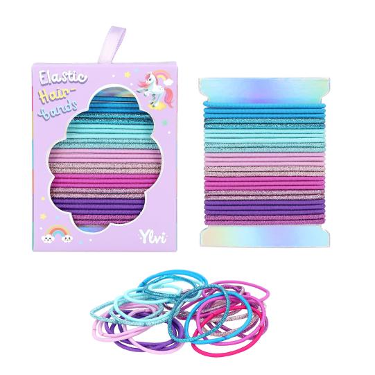 Ylvi Elastic Glitter Hairbands - Image 2